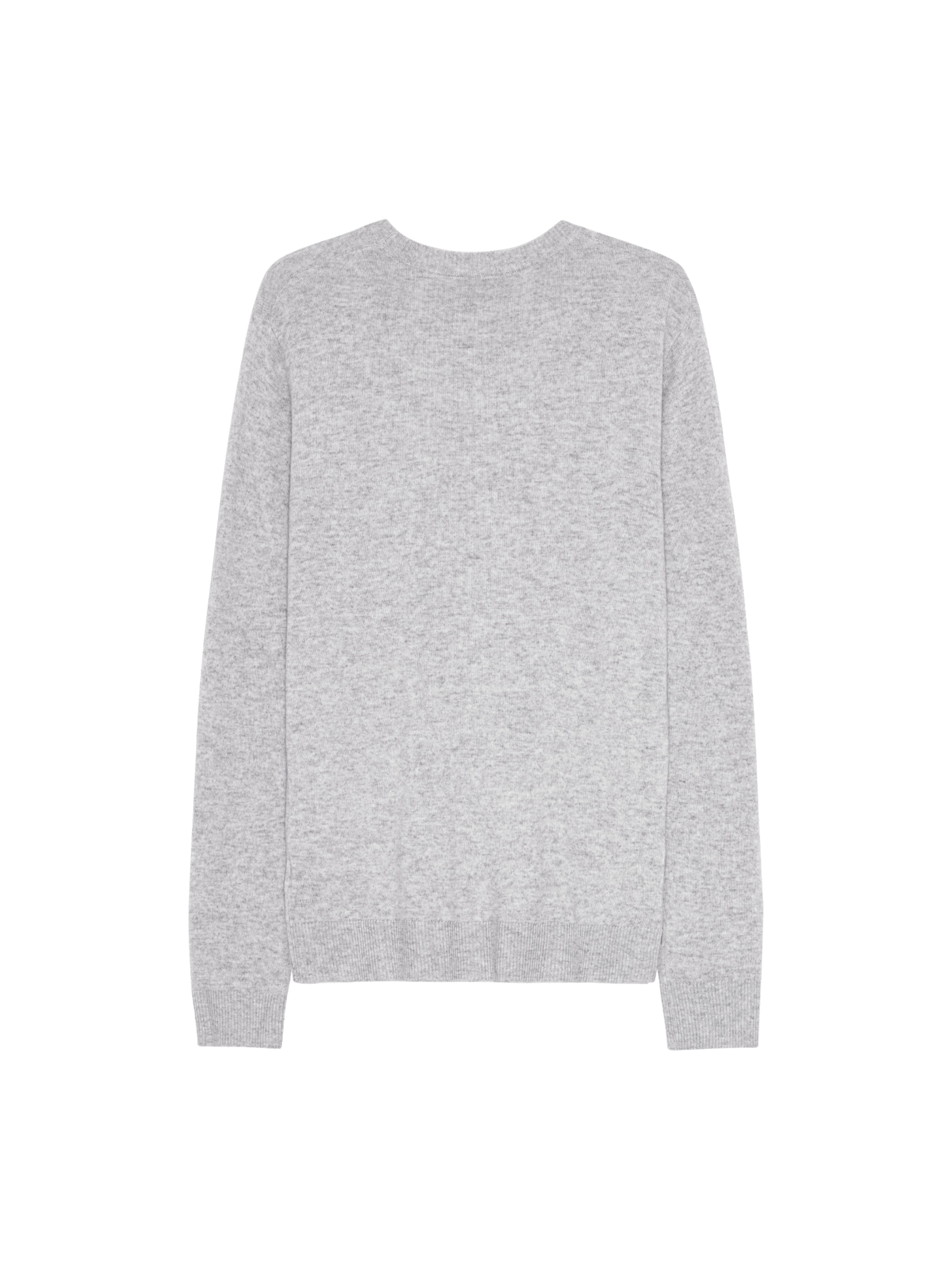 DANISH ENDURANCE Pullover 'Heritage Merino Cashmere' i grå: forside