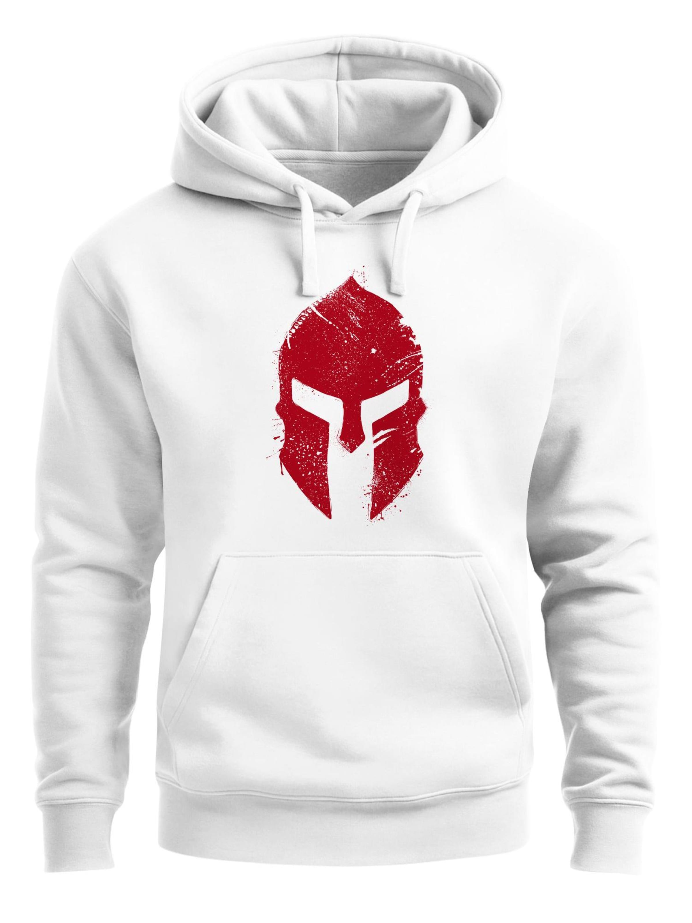 Neverless Sweatshirt 'Sparta' in White: front