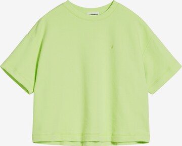 T-shirt 'MAARIEKA' ARMEDANGELS en vert : devant