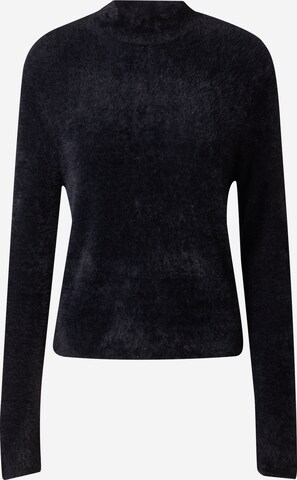 Pull-over QS en noir : devant