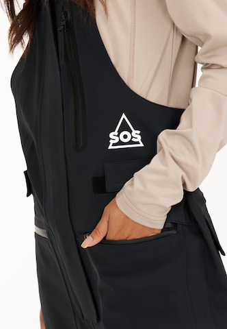 SOS Regular Skihose 'Ruka' in Schwarz