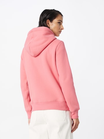 Superdry Sweat jacket 'Essential' in Pink