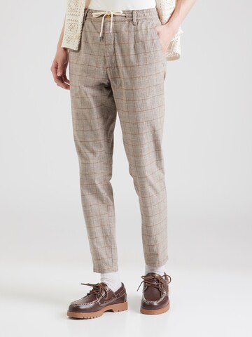 regular Pantaloni di Lindbergh in marrone: frontale
