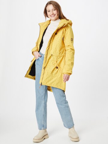 Parka mi-saison 'Charlotte' Alife and Kickin en jaune