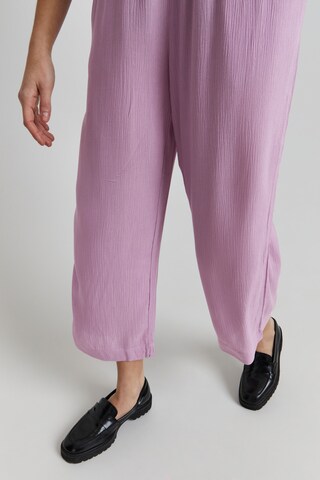 ICHI Wide leg Pants 'IHMARRAKECH' in Purple