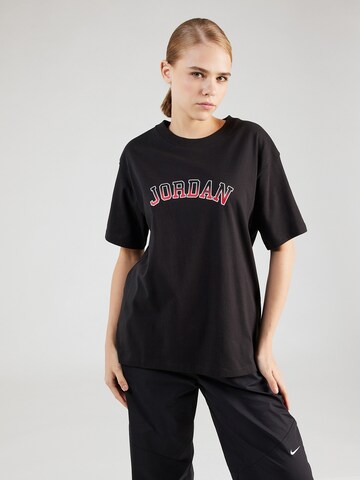 Jordan T-Shirt in Schwarz: Vorderseite