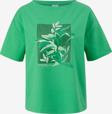 T-shirt s.Oliver BLACK LABEL en vert : devant