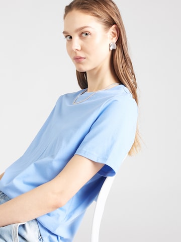 PIECES Shirt 'RIA' in Blauw: voorkant