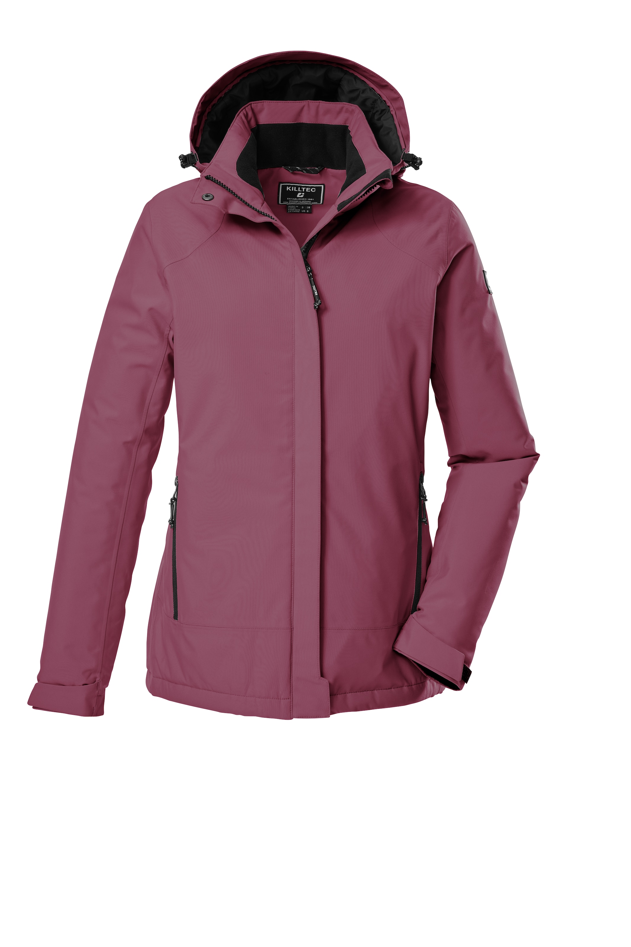 KILLTEC Outdoor Jacket in Purple: front