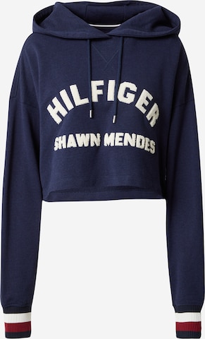 Sweat-shirt TOMMY HILFIGER en bleu : devant