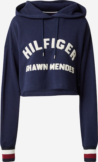 TOMMY HILFIGER Sweater majica u mornarsko plava / prljavo bijela, Pregled proizvoda