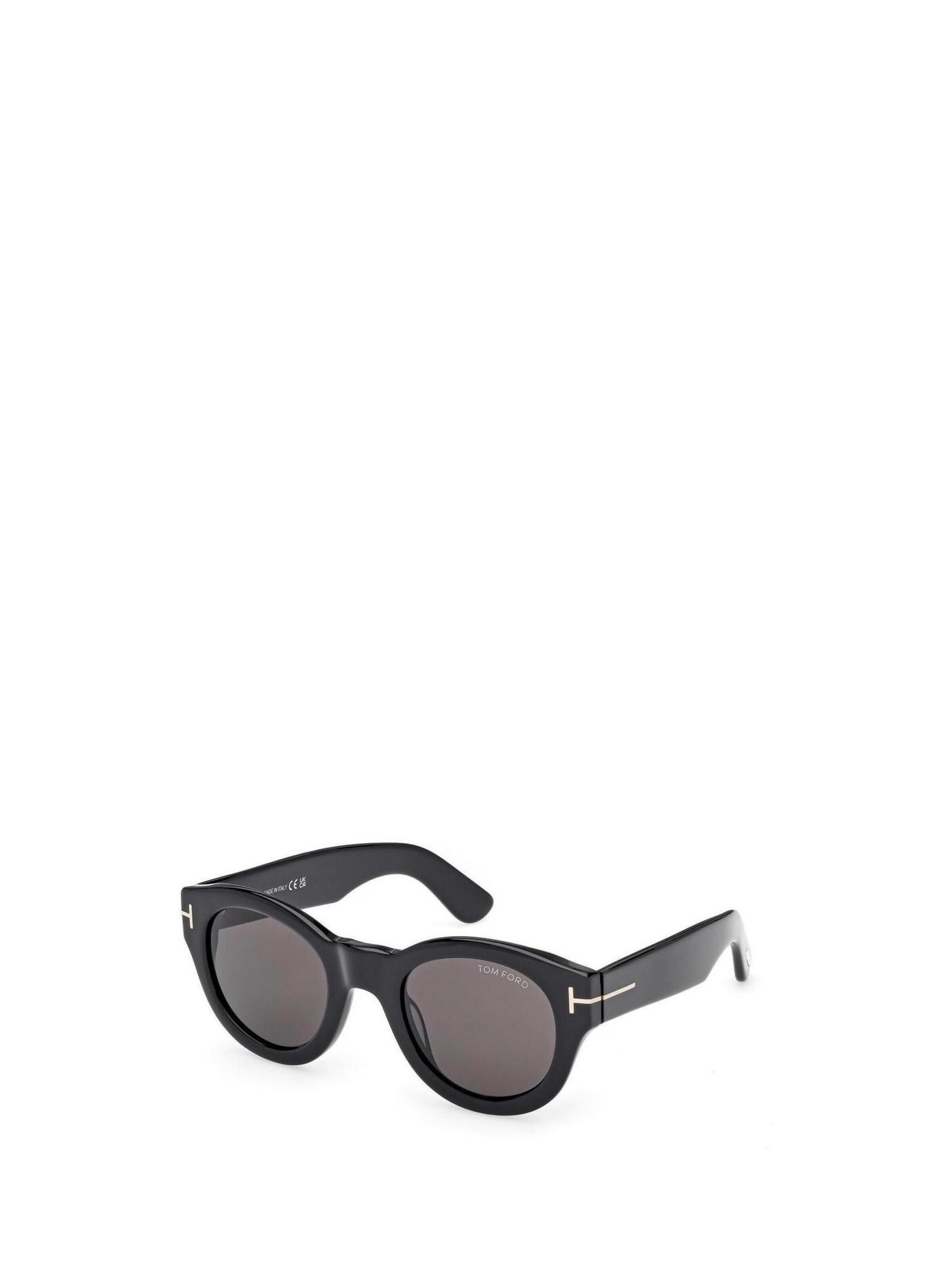 Tom Ford Solglasögon 'LUCINDA Unisex FT1212 01A' i svart: framsida