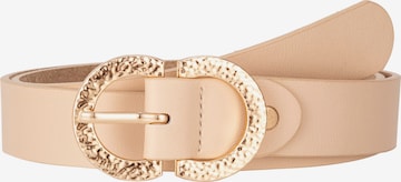 Leslii Belt in Beige: front