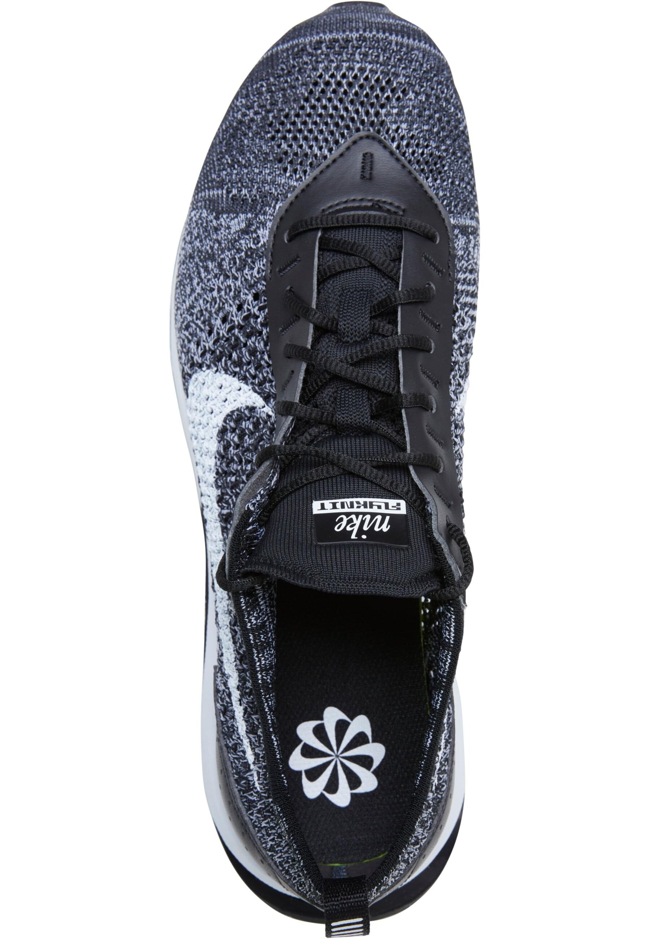 NIKE Platform trainers 'Air Max Flyknit Racer' in Black
