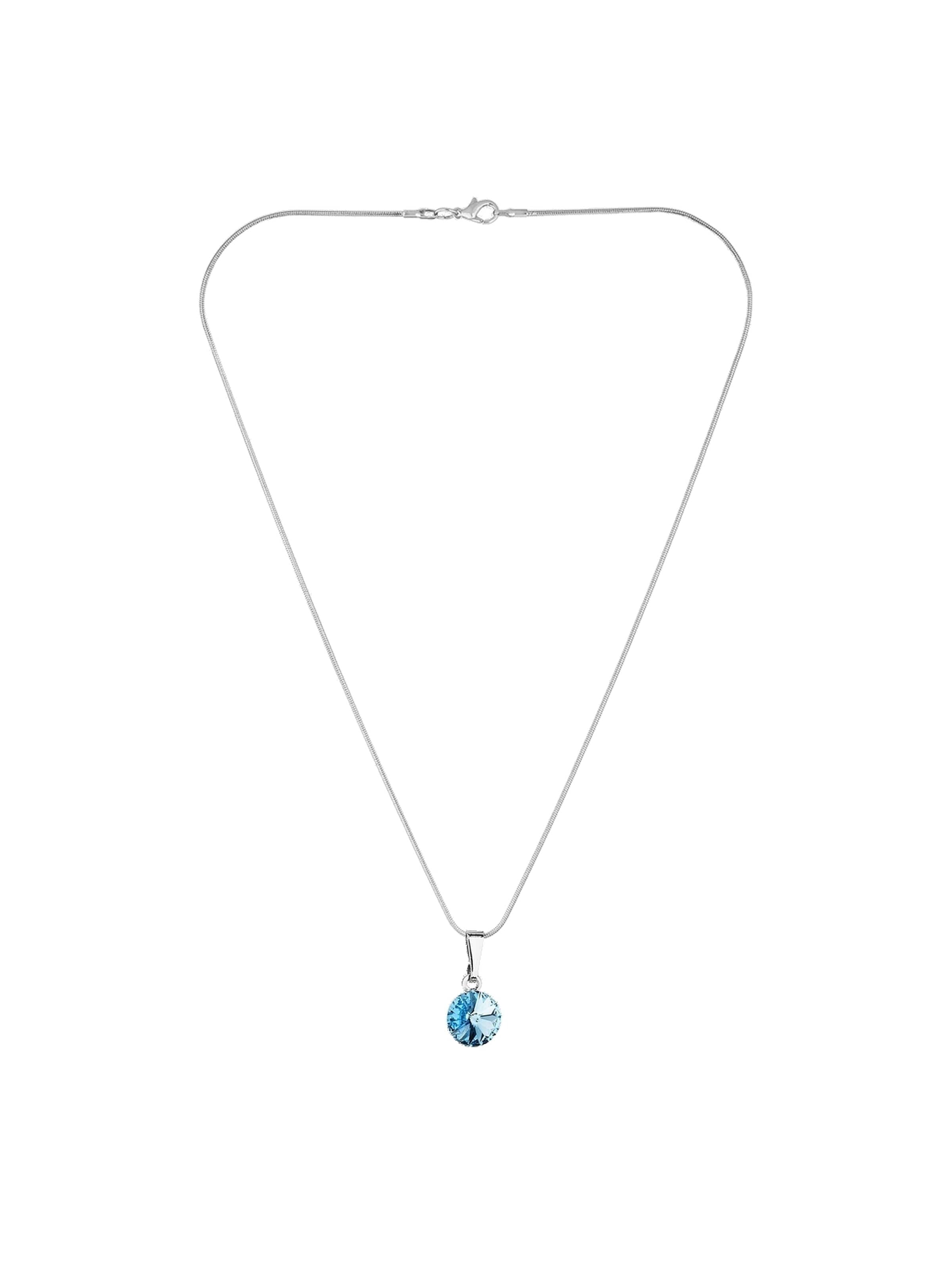 EXCLUSIVE EDITION Řetízek 'Rivoli adorned with Swarovski crystals' – modrá