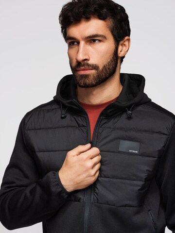 Ombre Jacke in Schwarz