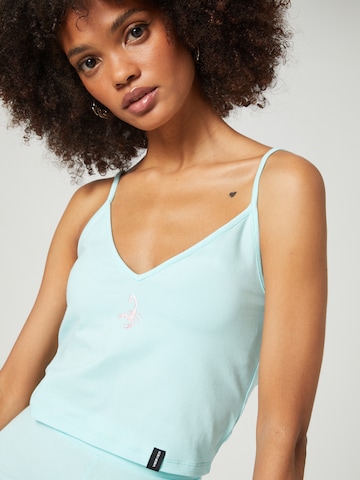 VIERVIER Top 'Cora' in Blauw