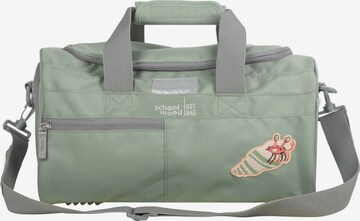 Borsa sportiva di School-Mood in verde: frontale