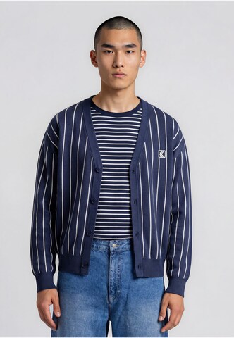 Giacchetta di Karl Kani in blu: frontale