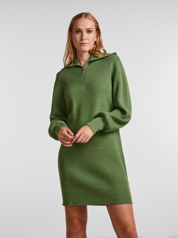 Y.A.S Úpletové šaty 'Dalma' – zelená: přední strana