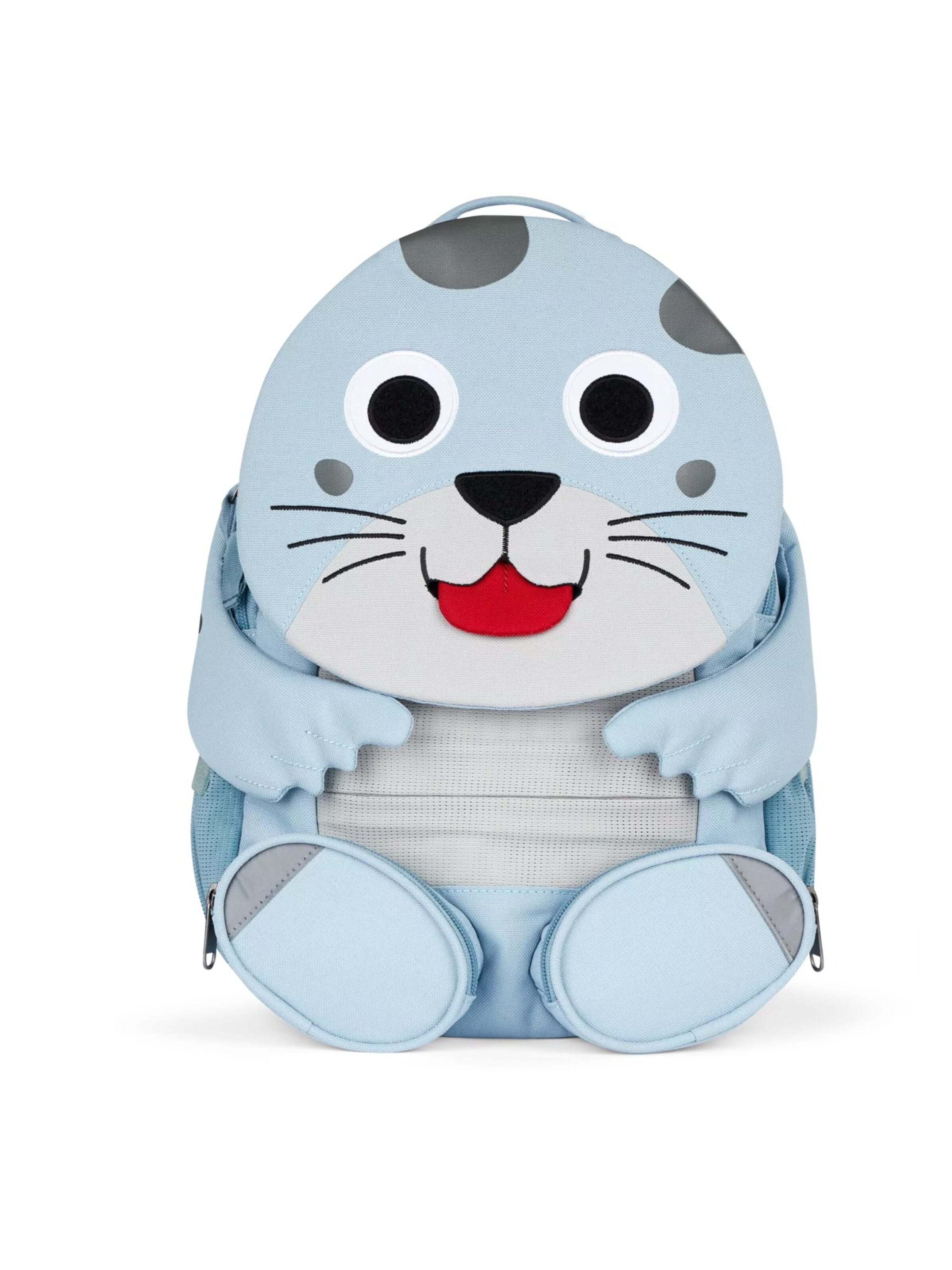 Affenzahn Backpack 'Großer Freund' in Blue: front