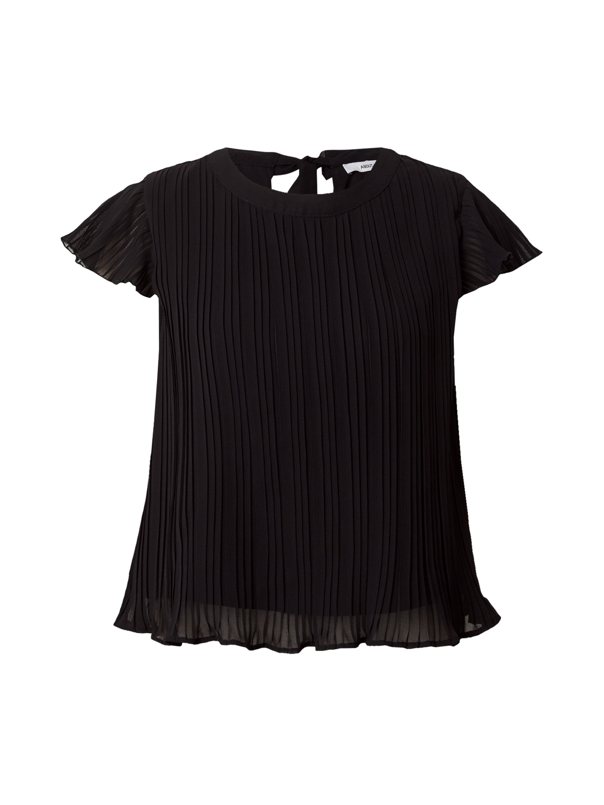 ABOUT YOU Футболка 'Nora ' в Черный: спереди