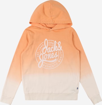 Jack & Jones Junior Sweatshirt 'TARIF' in Orange: front