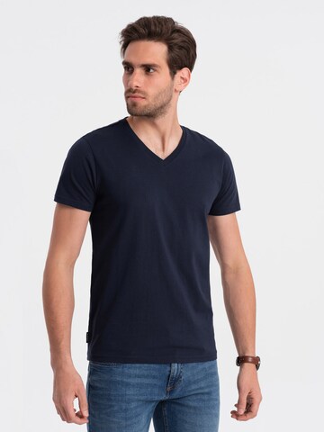 T-Shirt Ombre en bleu : devant