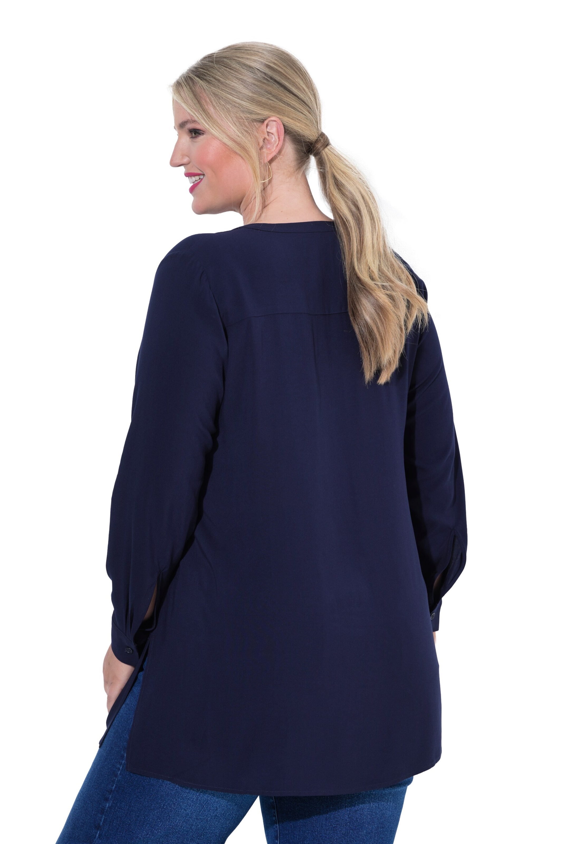 MIAMODA Blouse in Blue