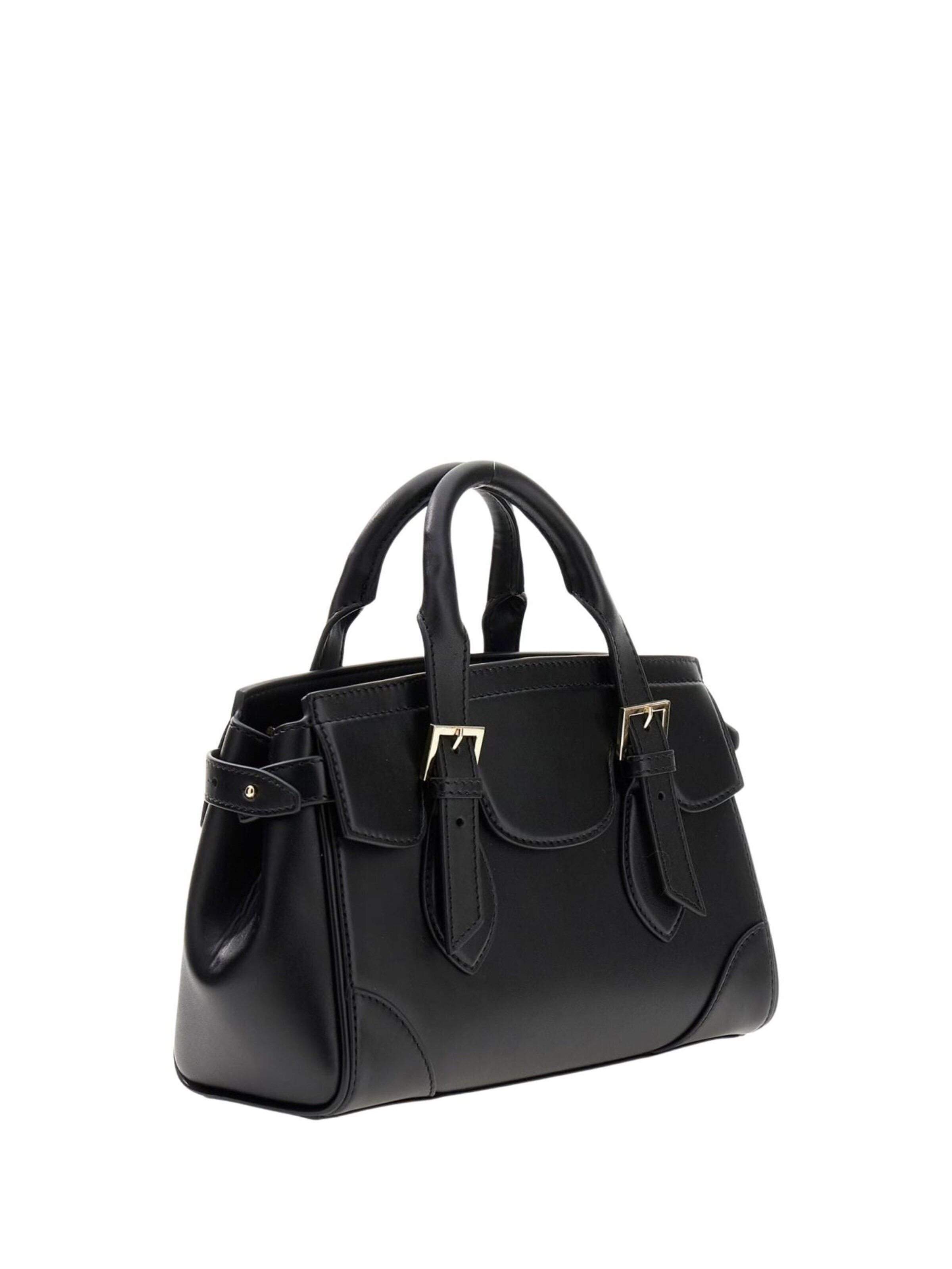 GUESS Torba za čez ramo 'Guess Sac Bandoulière Diana Maxi Satchel Black' | črna barva