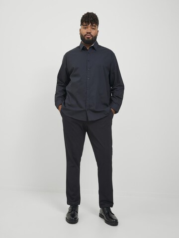 Jack & Jones Plus Slimfit Lærredsbukser i sort