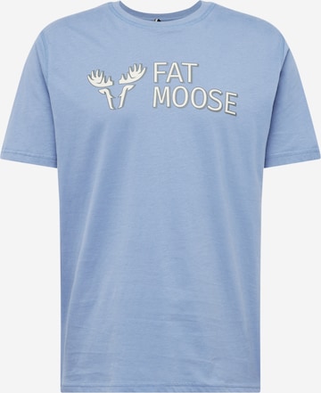 Fat Moose T-Shirt in Blau: predná strana
