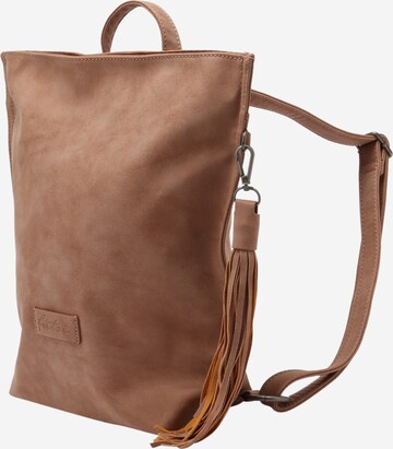 Fritzi aus Preußen Backpack 'City' in Brown: front