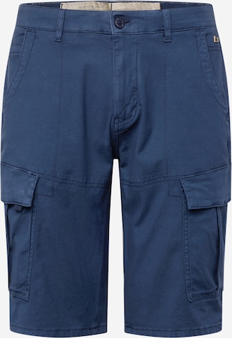 BLEND Regular Cargo Pants in Blue: front