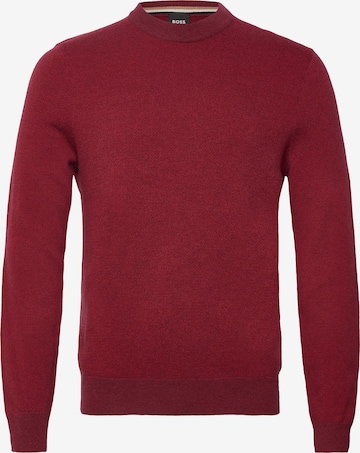 BOSS Pullover ' Hestro ' in Rot: Vorderseite
