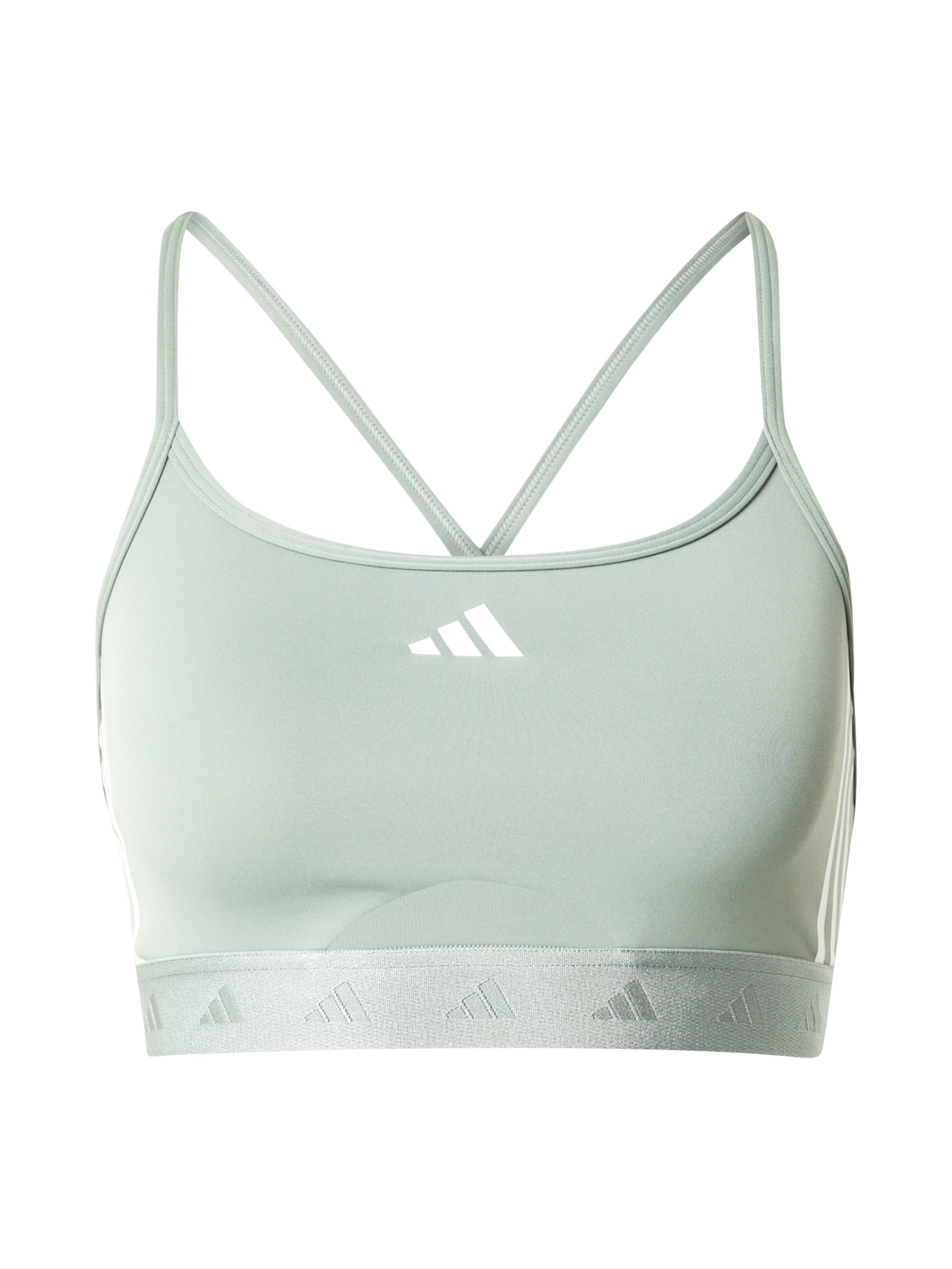 ADIDAS PERFORMANCE Bustier Sports-BH 'Hyperglam' i grøn: forside