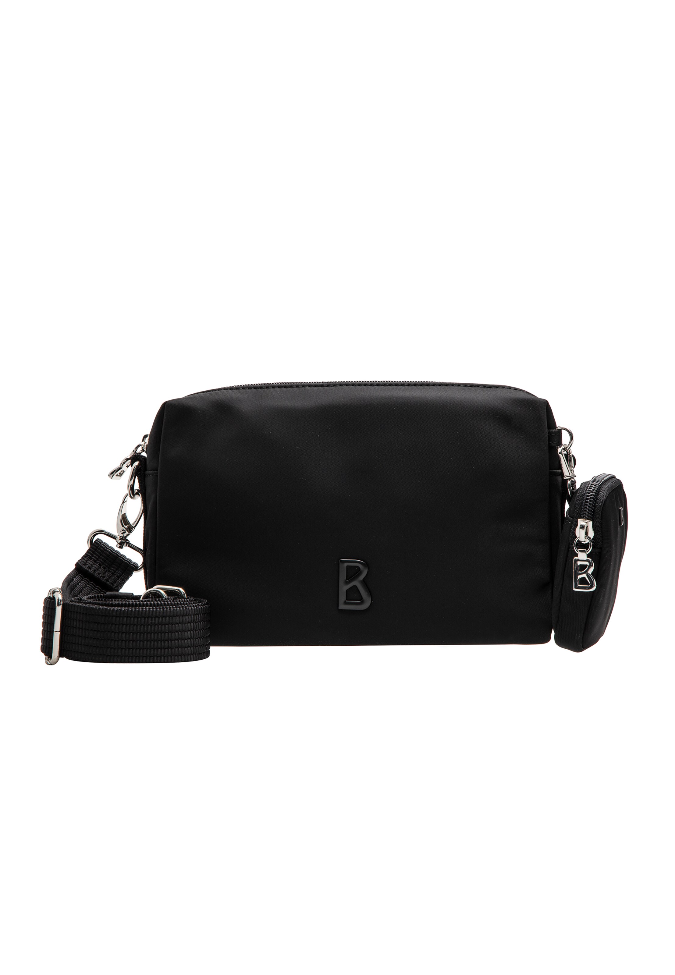 BOGNER - Mala de ombro 'Verbier Play Pukie' em preto: frente