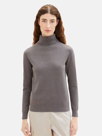 TOM TAILOR Sweater in Grey: front