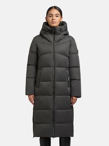 khujo Wintermantel 'Lima' in Grau: Vorderseite