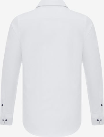DENIM CULTURE Regular Fit Skjorte i hvid
