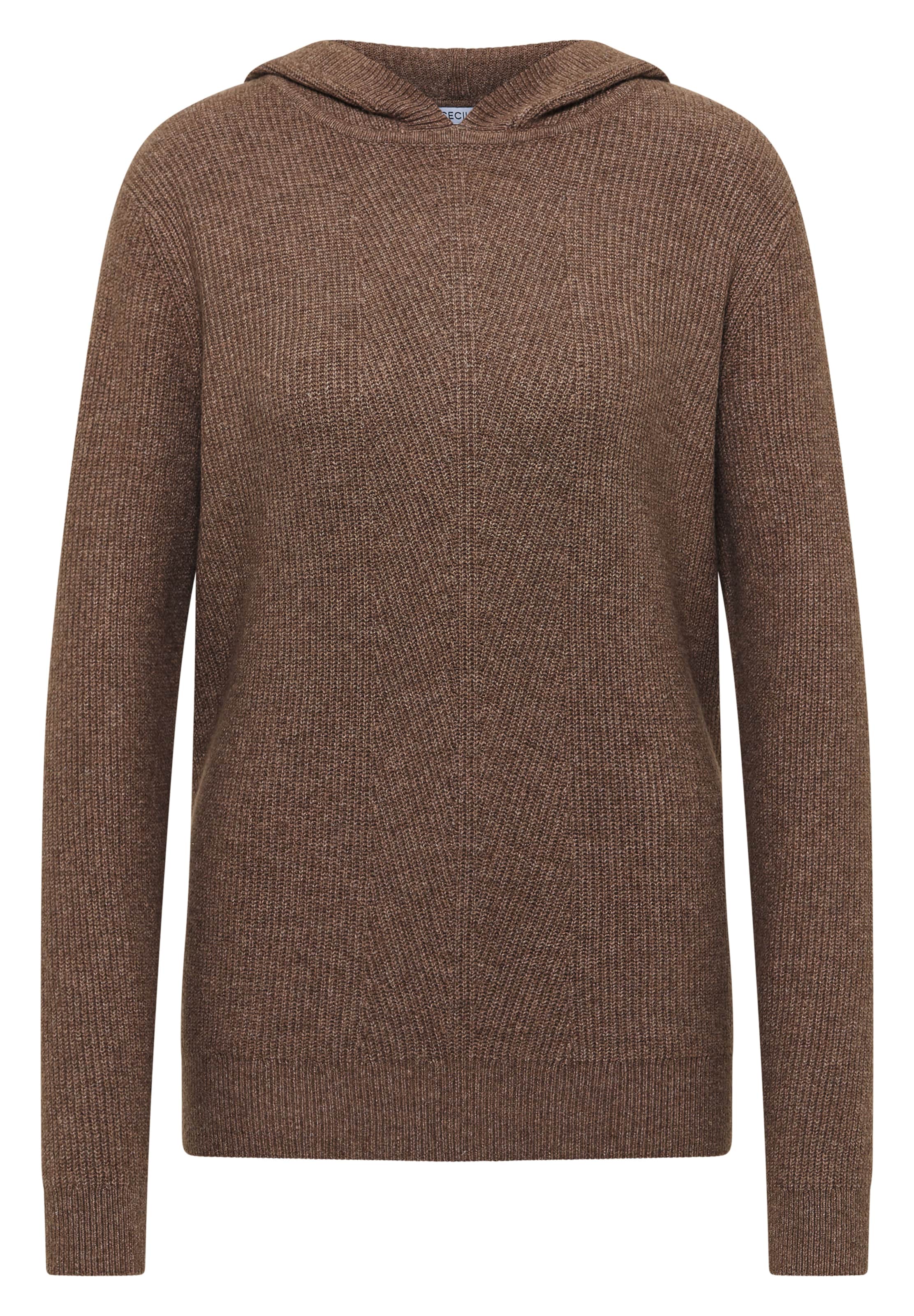 CECIL Pullover in Braun: Vorderseite