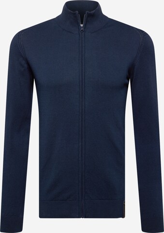 INDICODE JEANS Strickjacke 'Chancellor' in Blau: predná strana