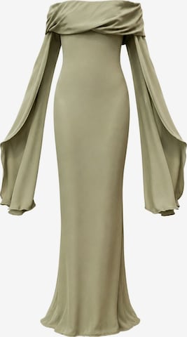 Nisia PartyWear - Vestido de gala 'Habarana' en verde: frente