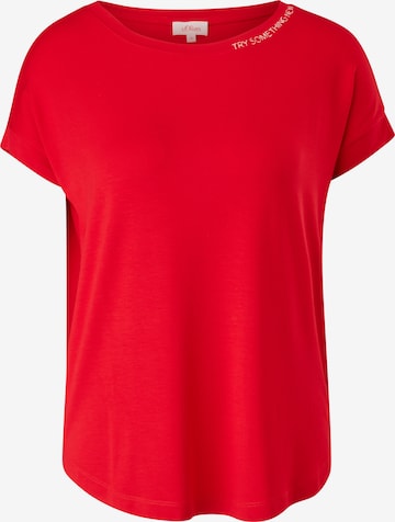 s.Oliver Shirt in Rot: predná strana