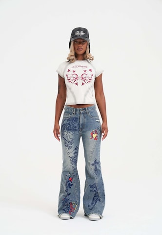 T-shirt Ed Hardy en beige