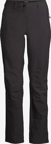 Schöffel Regular Outdoorhose 'Engadin' in Schwarz: Vorderseite