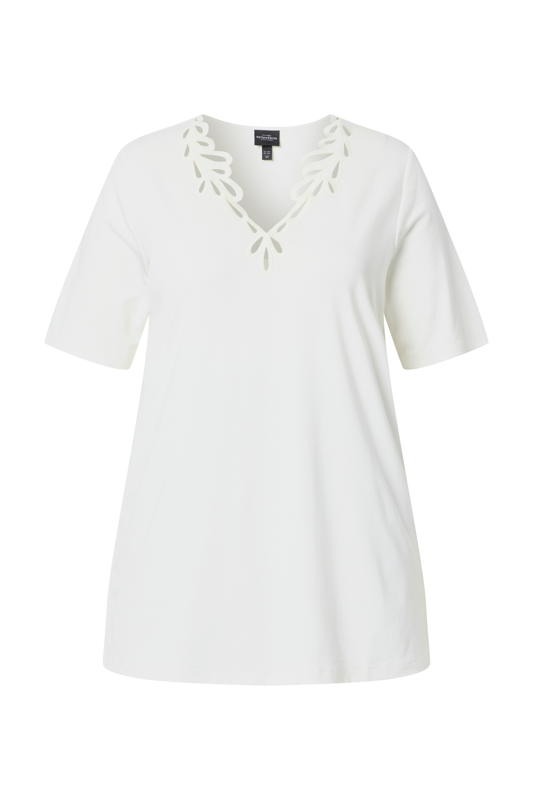 Ulla Popken Blouse in White: front