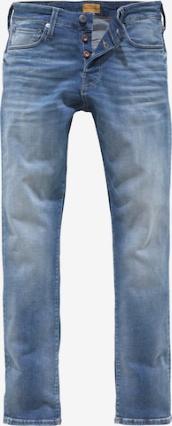 Coupe slim Jean 'Glenn' JACK & JONES en bleu : devant