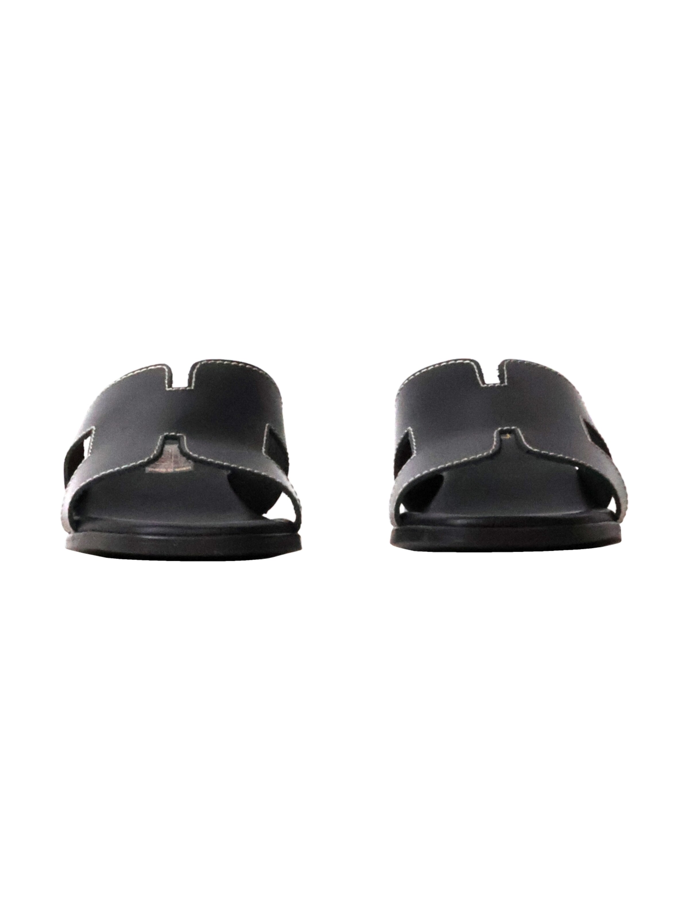 Oh my Sandals Sandały 'Leder-Sandalen mit Absatz' w kolorze czarny
