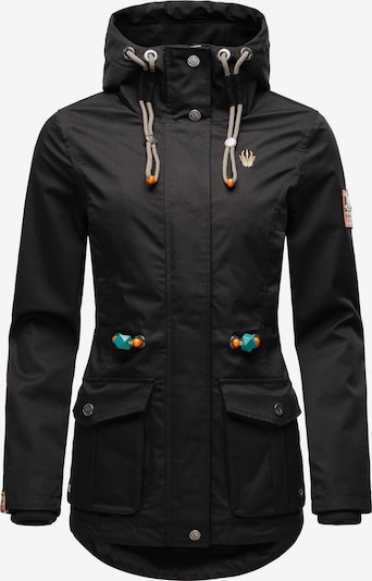 MARIKOO Funktionsjacke 'Babetaa' in schwarz, Produktansicht